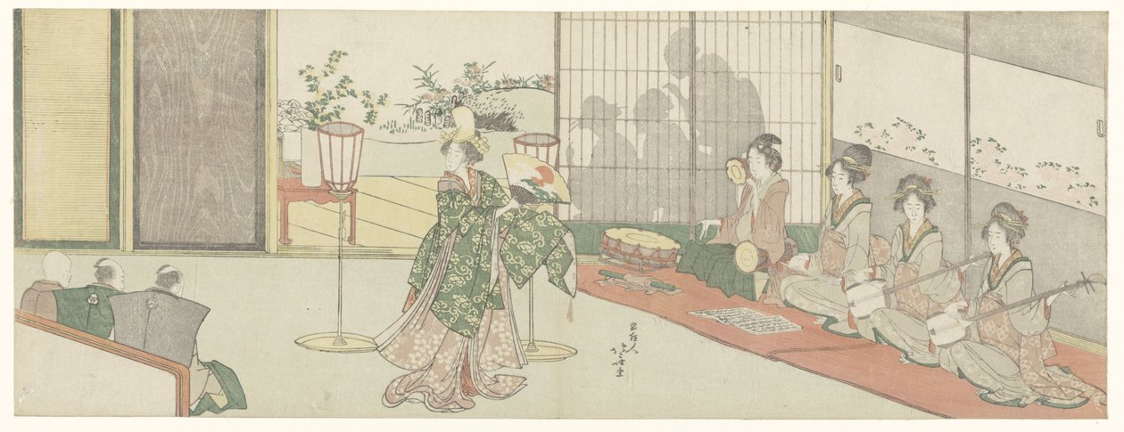 Dance Performance by Katsushika Hokusai