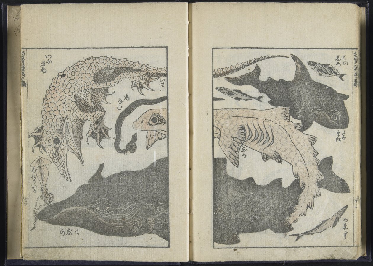 Sketchbook by Katsushika Hokusai