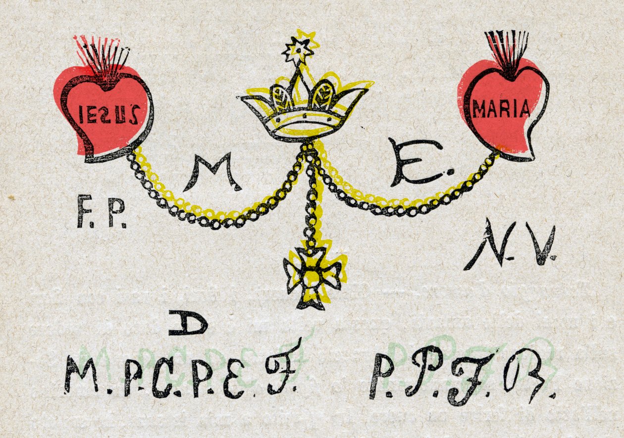 Tattoo Hearts of Jesus and Mary by Alec Hunter