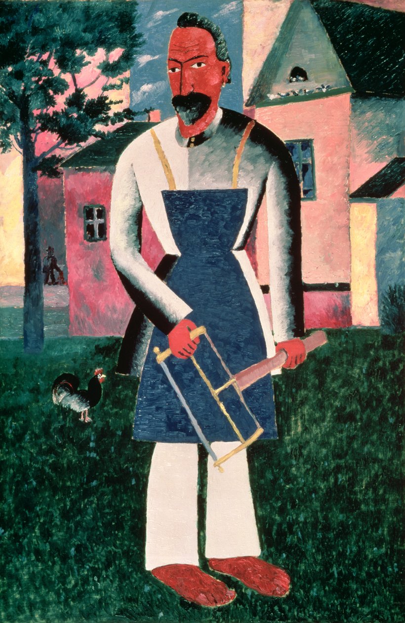 The Carpenter III by Kazimir Severinovich Malevich
