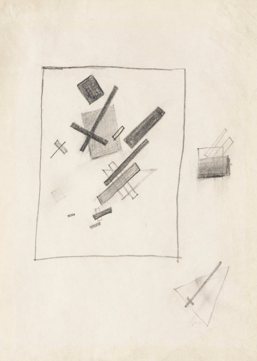 Mixed Feelings by Kazimir Severinovich Malevich