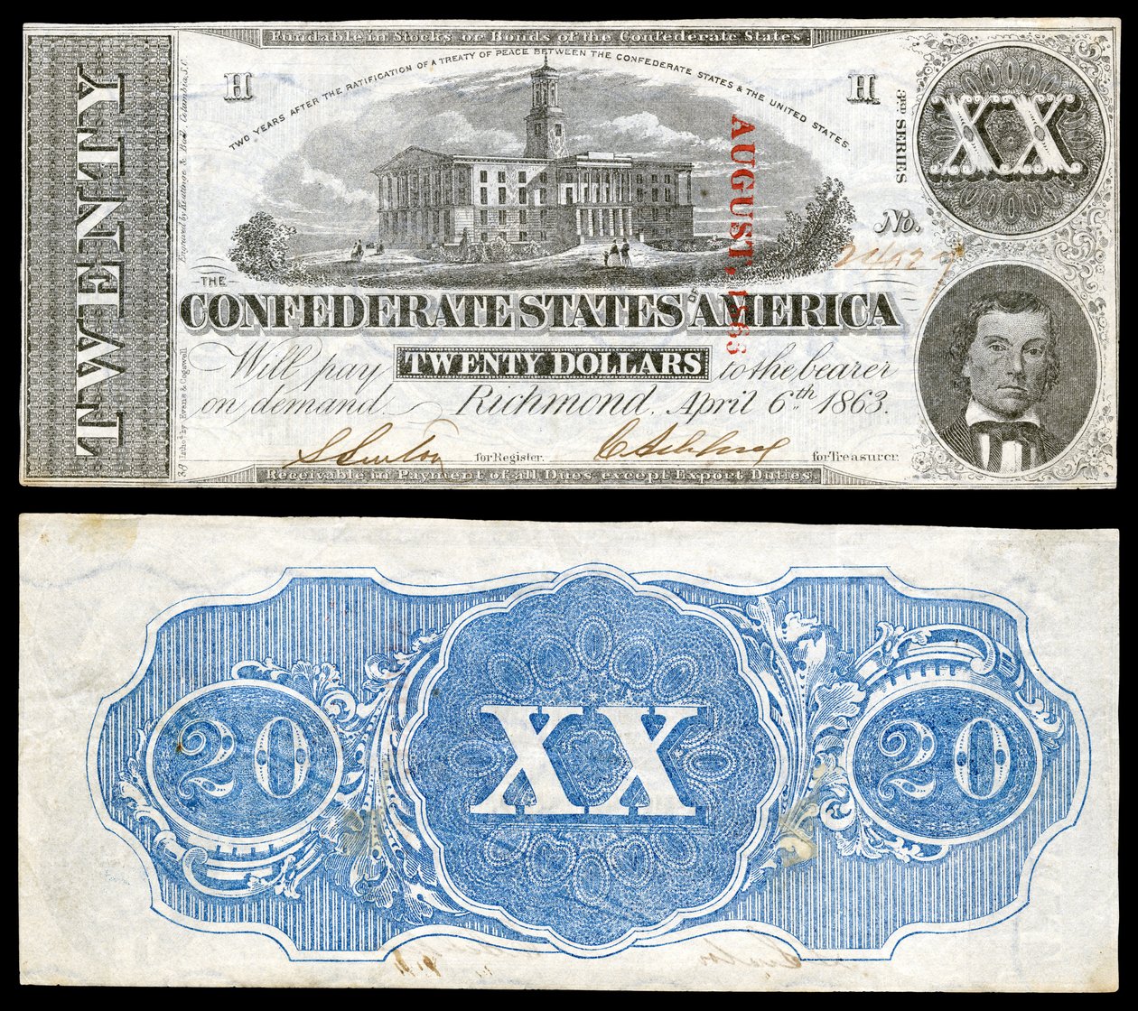 CSA-T58-$20-1863 by Keatinge and Ball