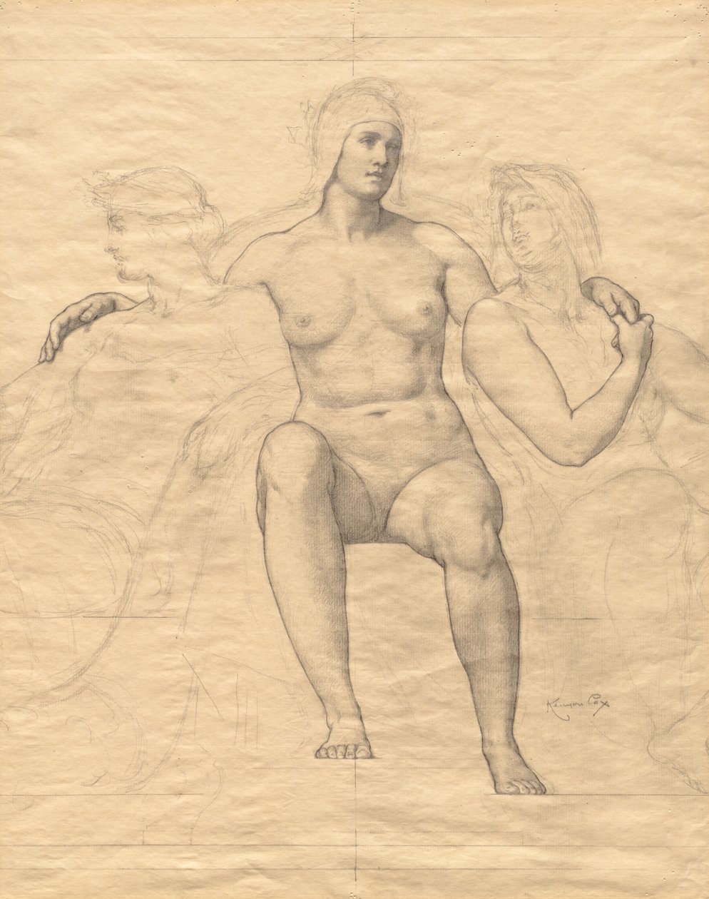 Allegorical Female Figures by Kenyon Cox