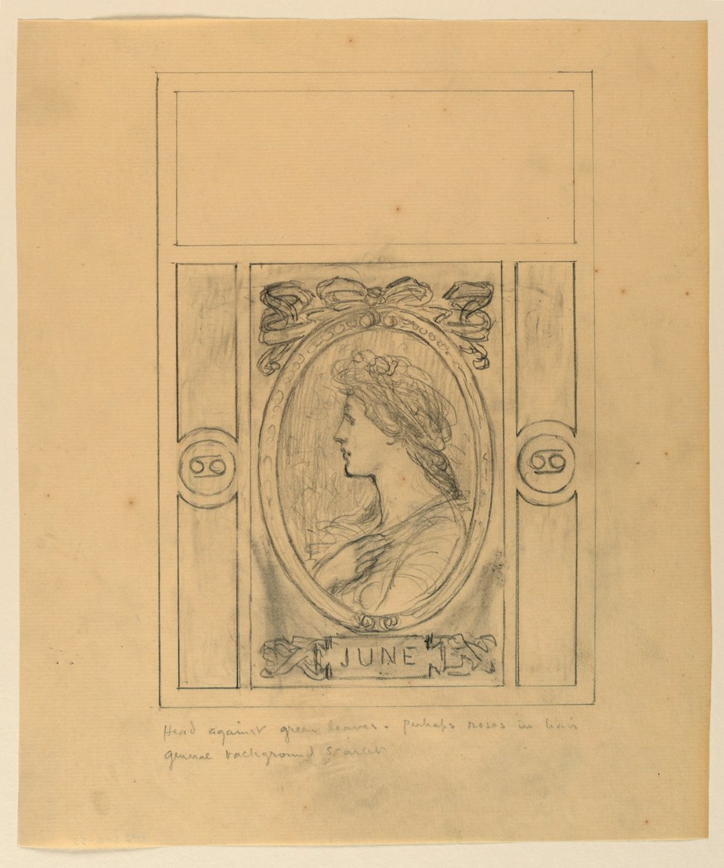 Design for Magazine Cover by Kenyon Cox