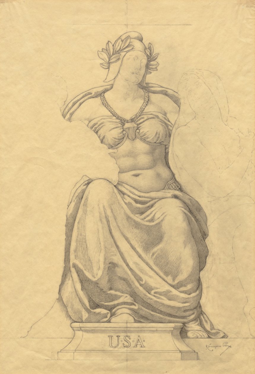 Sketch by Kenyon Cox
