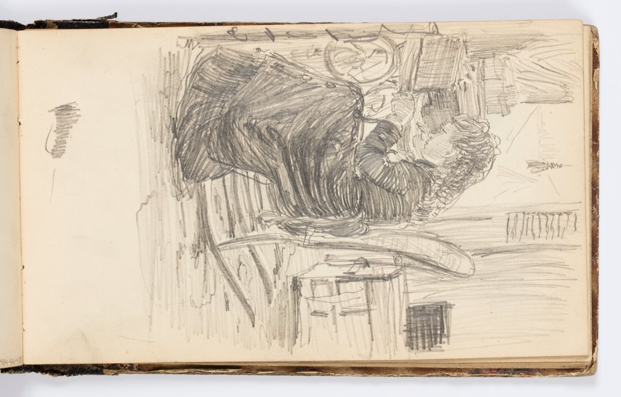 Sketchbook Page by Kenyon Cox