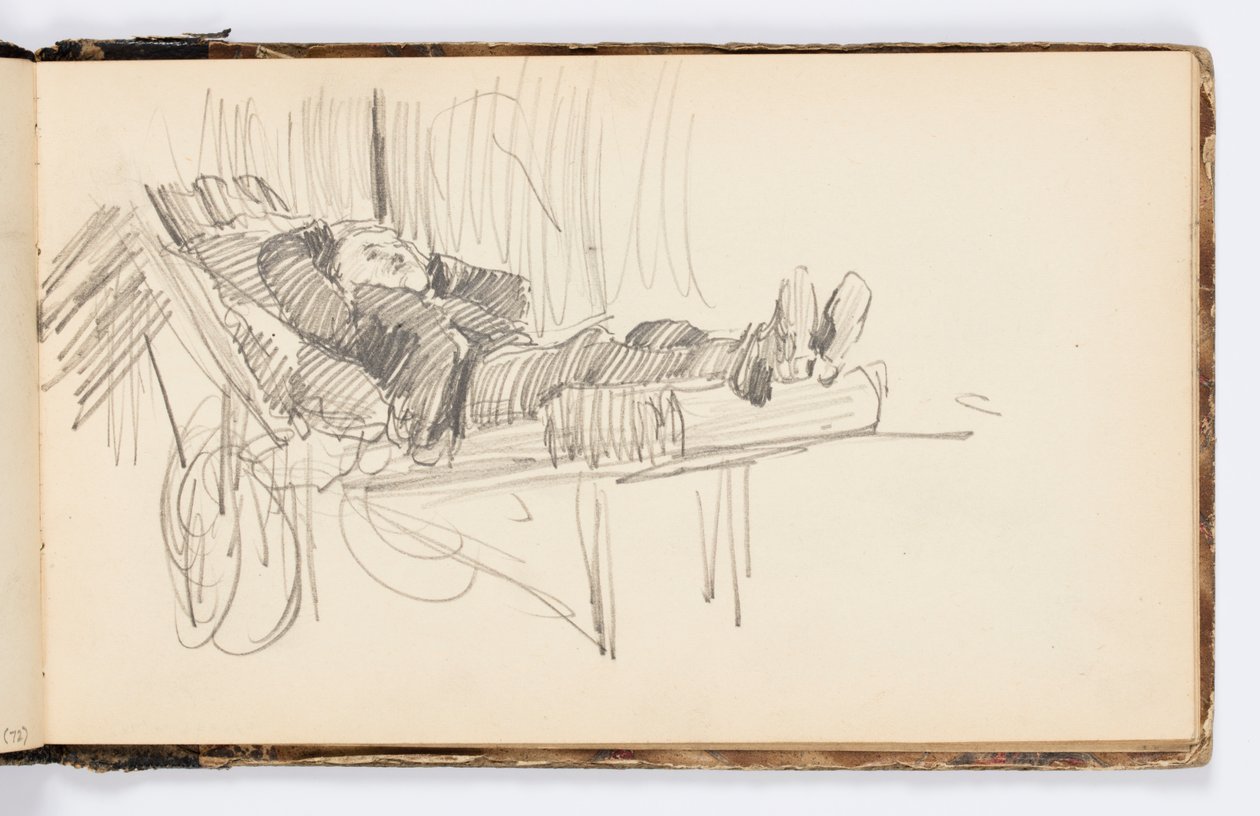 Sketchbook Page by Kenyon Cox