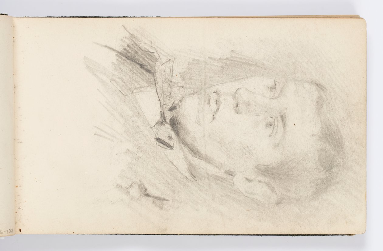 Sketchbook Page: Portrait of Young Man by Kenyon Cox