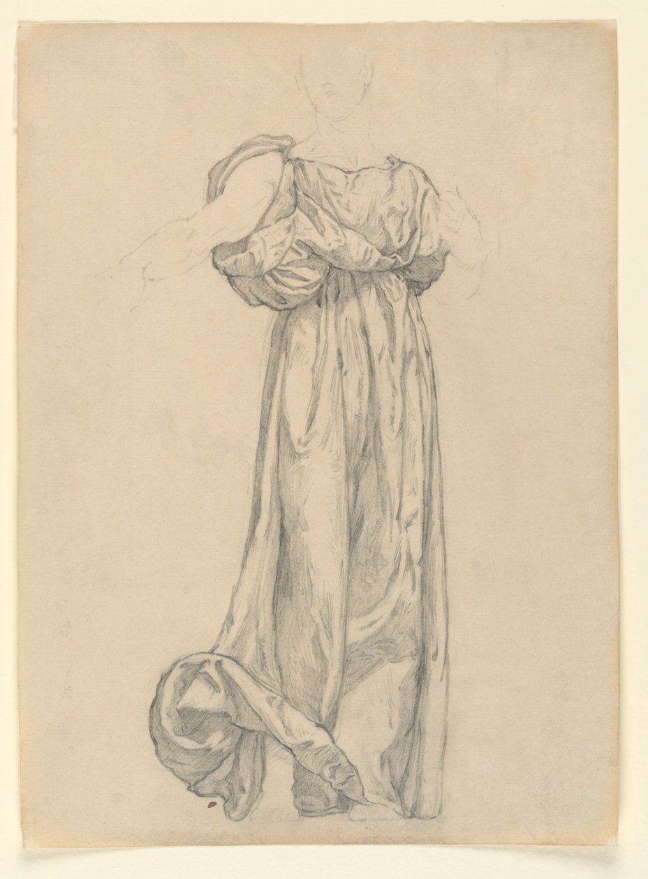 Study for Drapery by Kenyon Cox