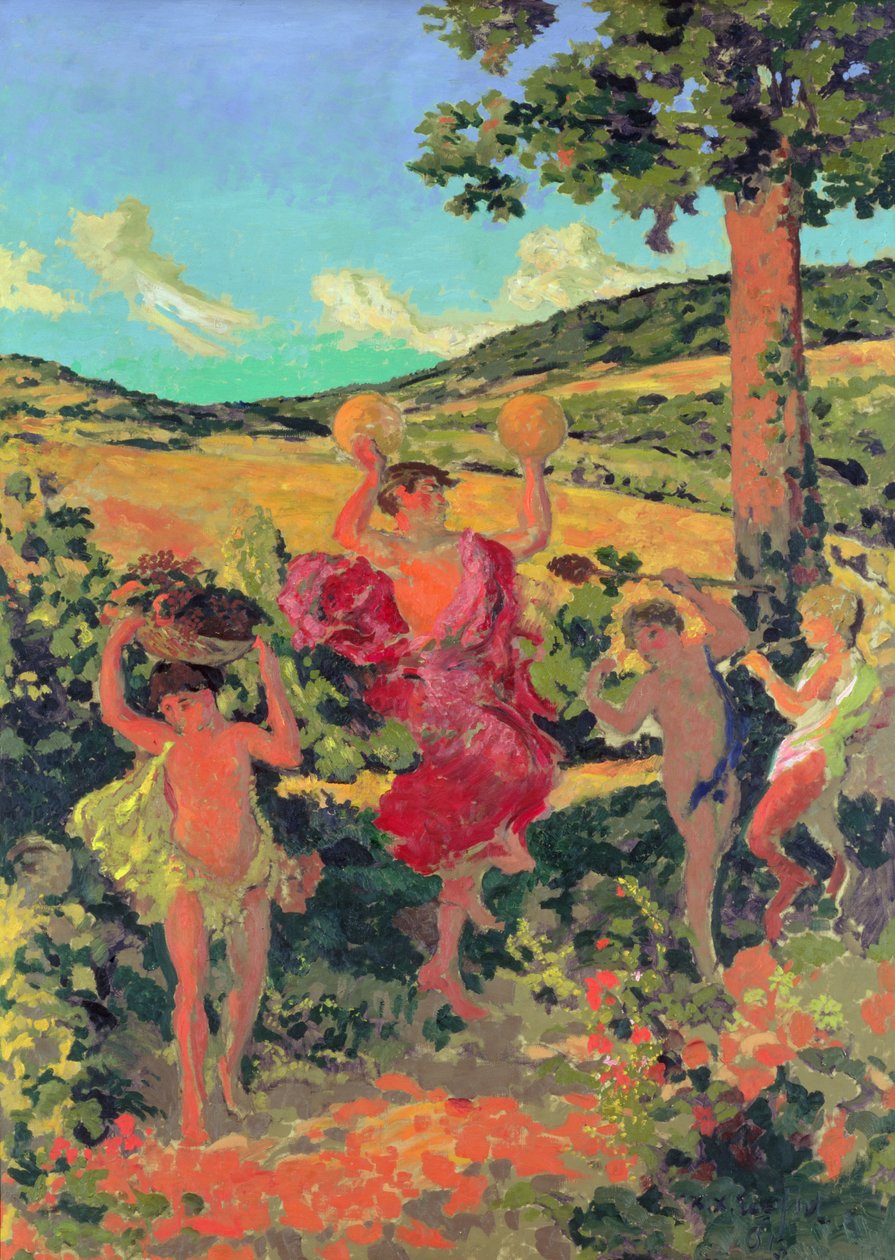 The Triumph of Bacchus (Fete Champetre), 1911-13 by Ker Xavier Roussel