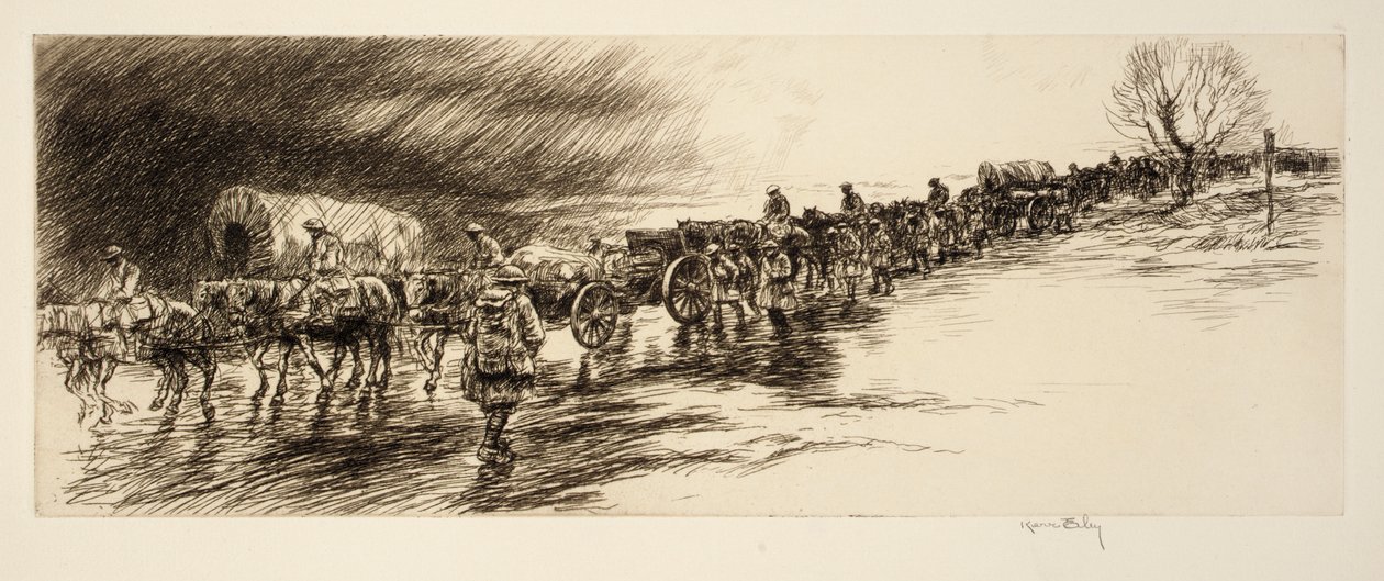 Artillery Train by Kerr Eby