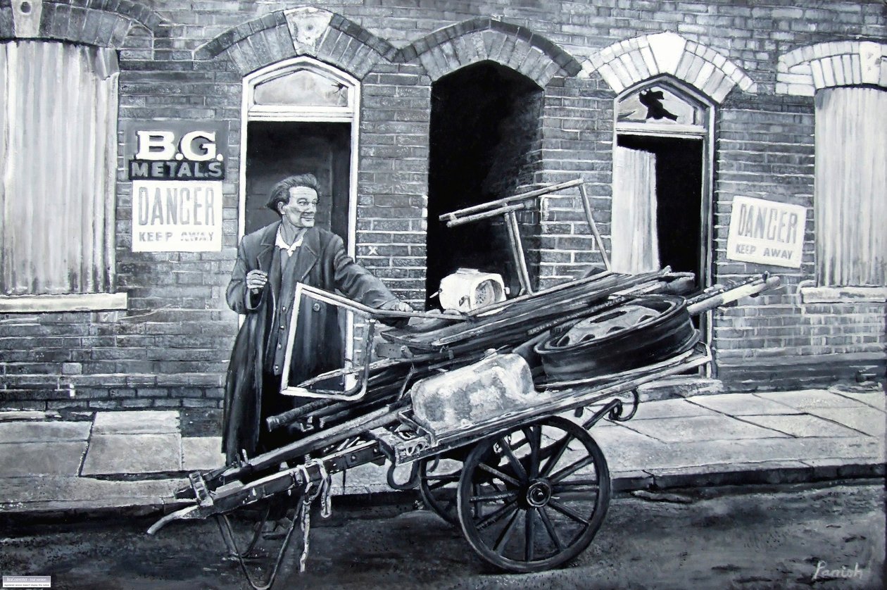 Any Old Iron, 2007 by Kevin Guild of Railway Artist Parrish