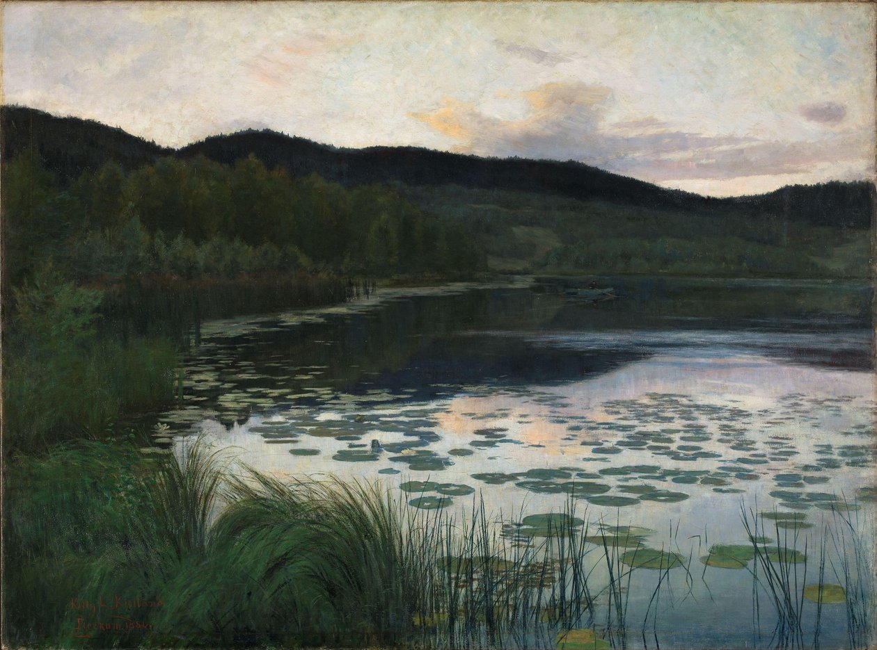 Summer Night, 1886 by Kitty Lange Kielland