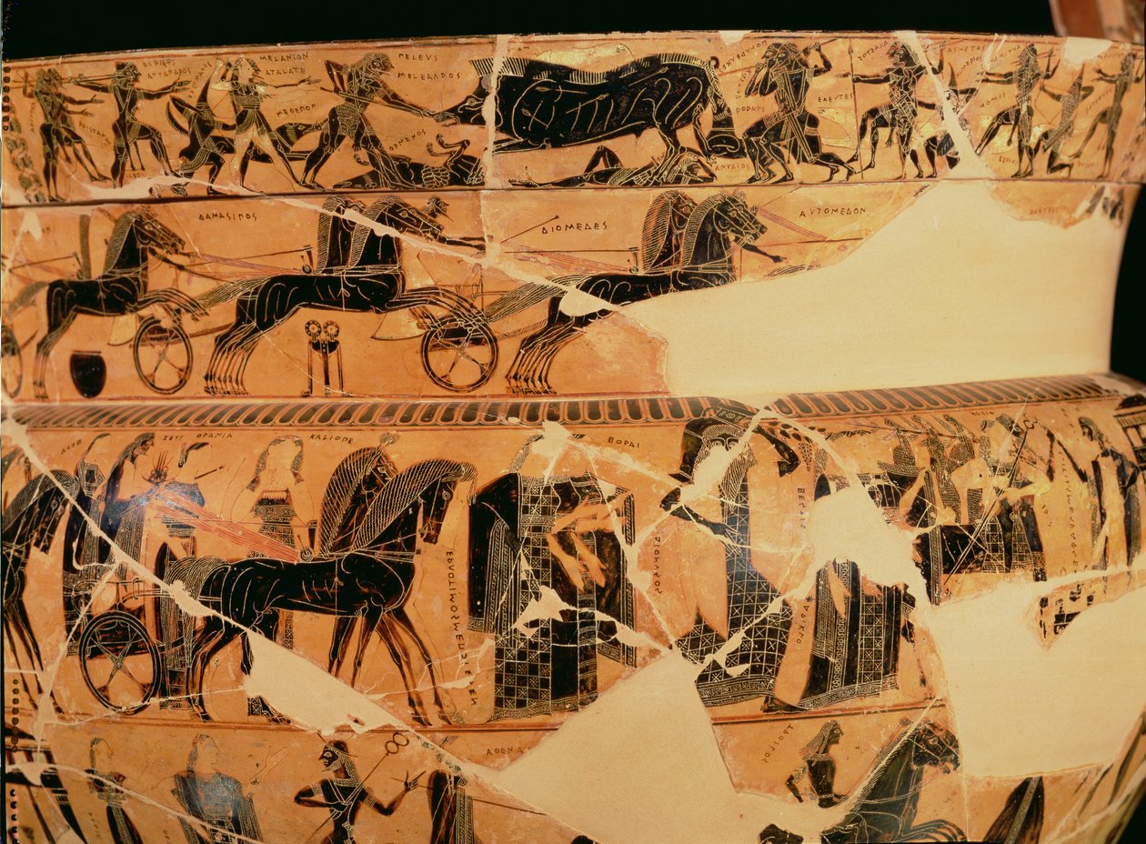 The Francois Vase, Made by Ergotimos by Kleitias