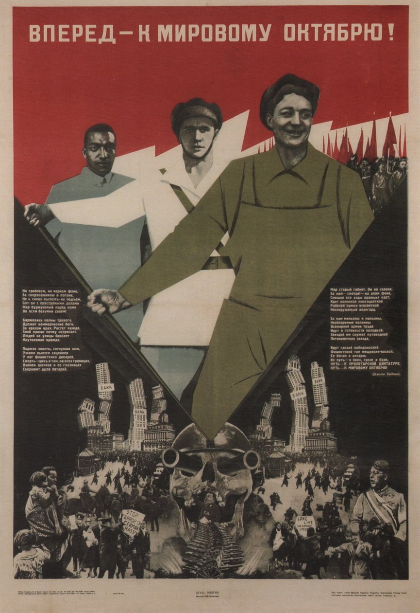Forward World October!, 1933 by Klinch