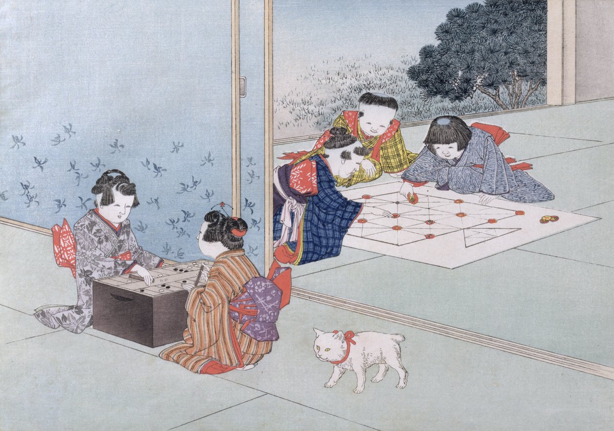 Backgammon and Musashi from the series 