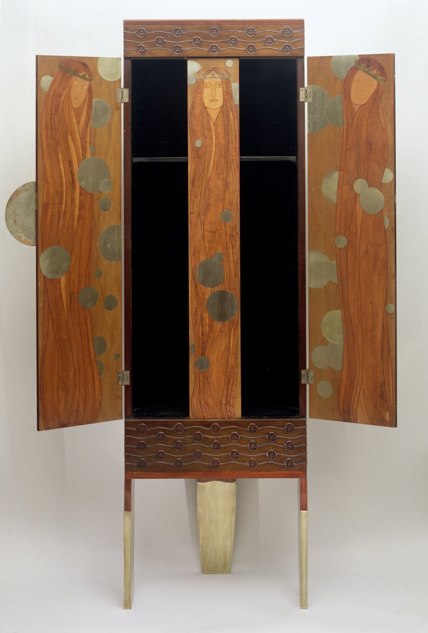 The Enchanted Princesses Cabinet by Koloman Moser