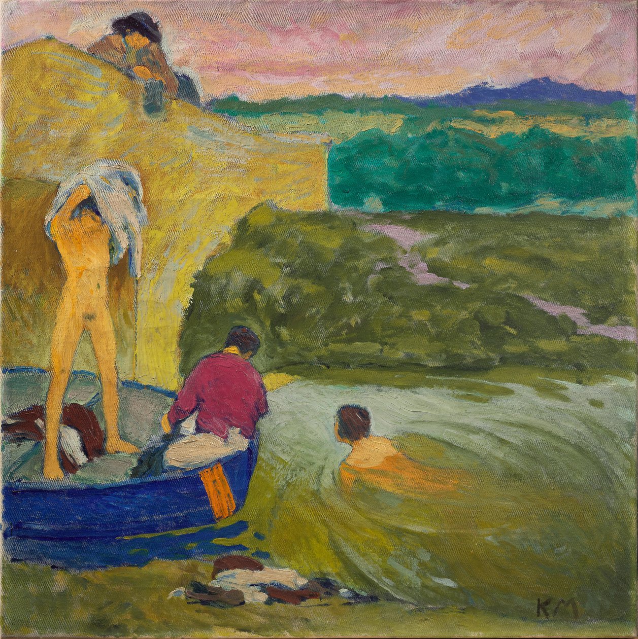 Bathers by Koloman Moser