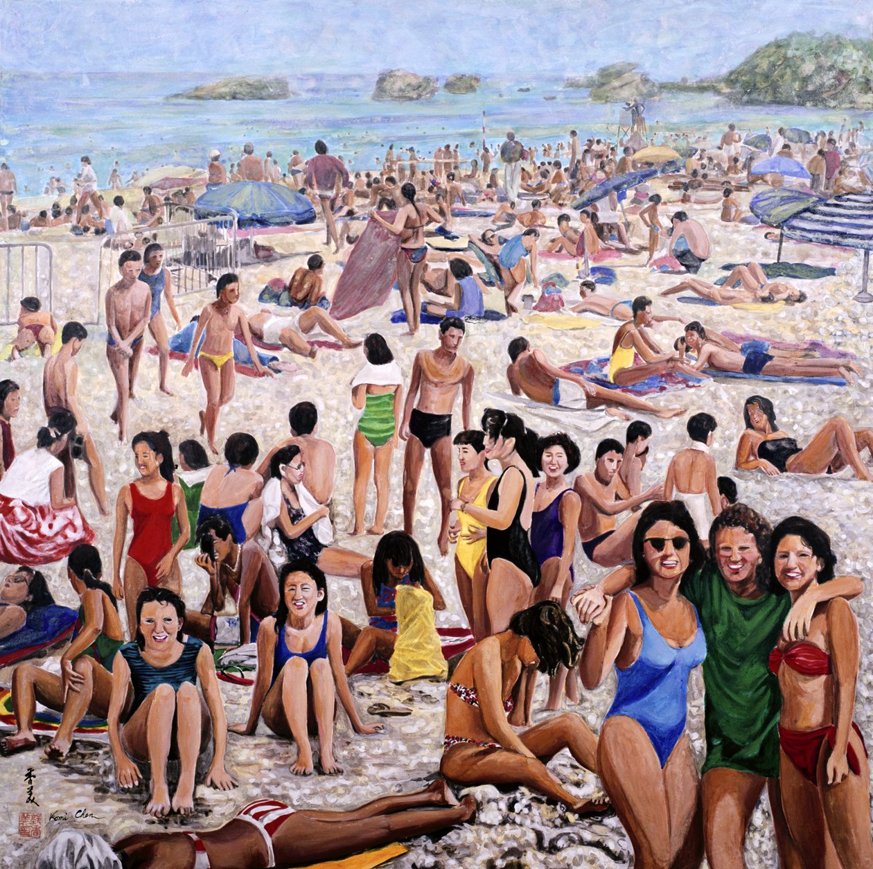 Sun Bathing by Komi Chen