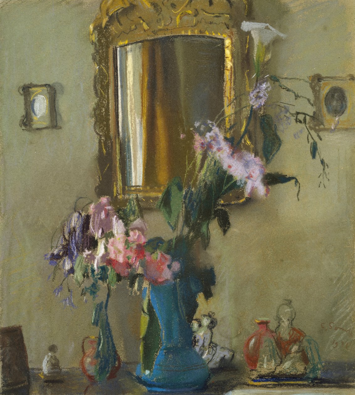 Still Life: An Interior, 1931 by Konstantin Andreevic Somov