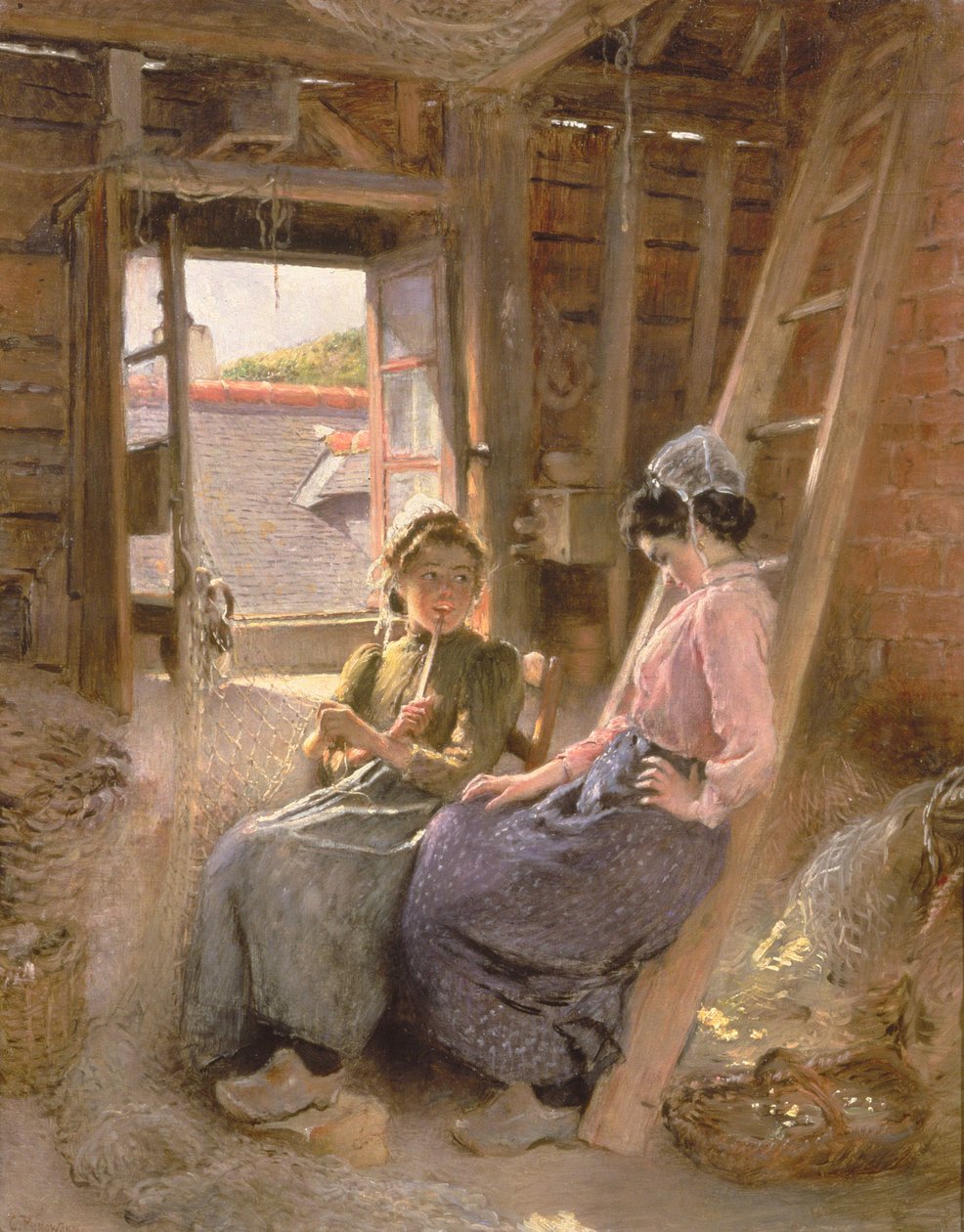 Two Breton Women, 1904 by Konstantin Egorovich Makovsky