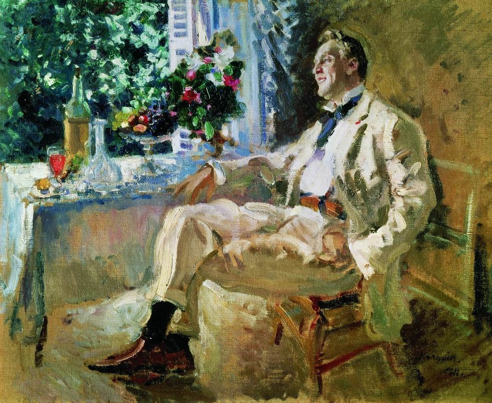 Fyodor Shalyapin by Konstantin Alekseevich Korovin