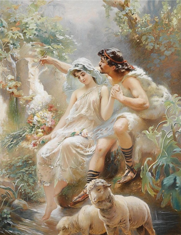 Allegorical Scene by Konstantin Egorovich Makovsky