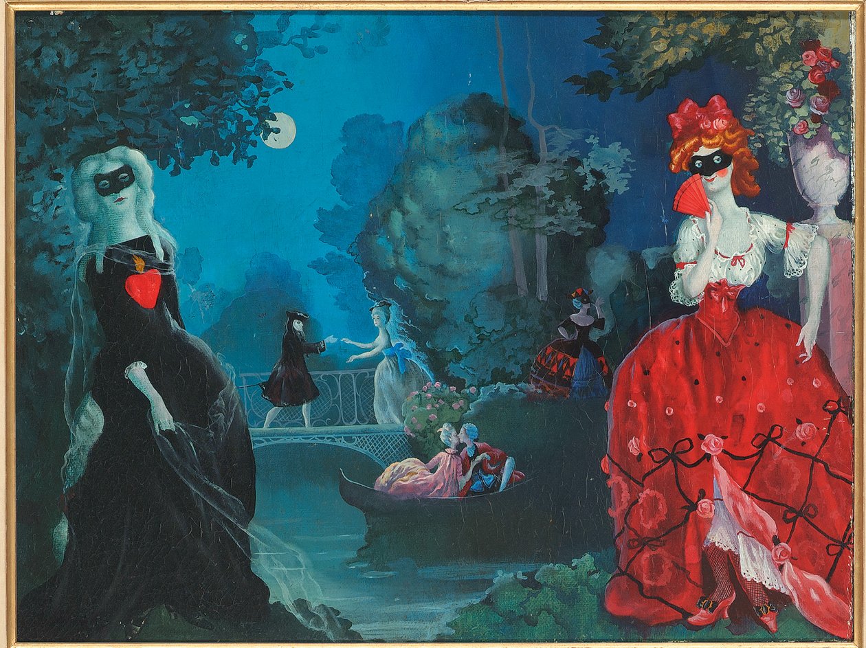 Moonlight Masquerade by Konstantin Andreevic Somov