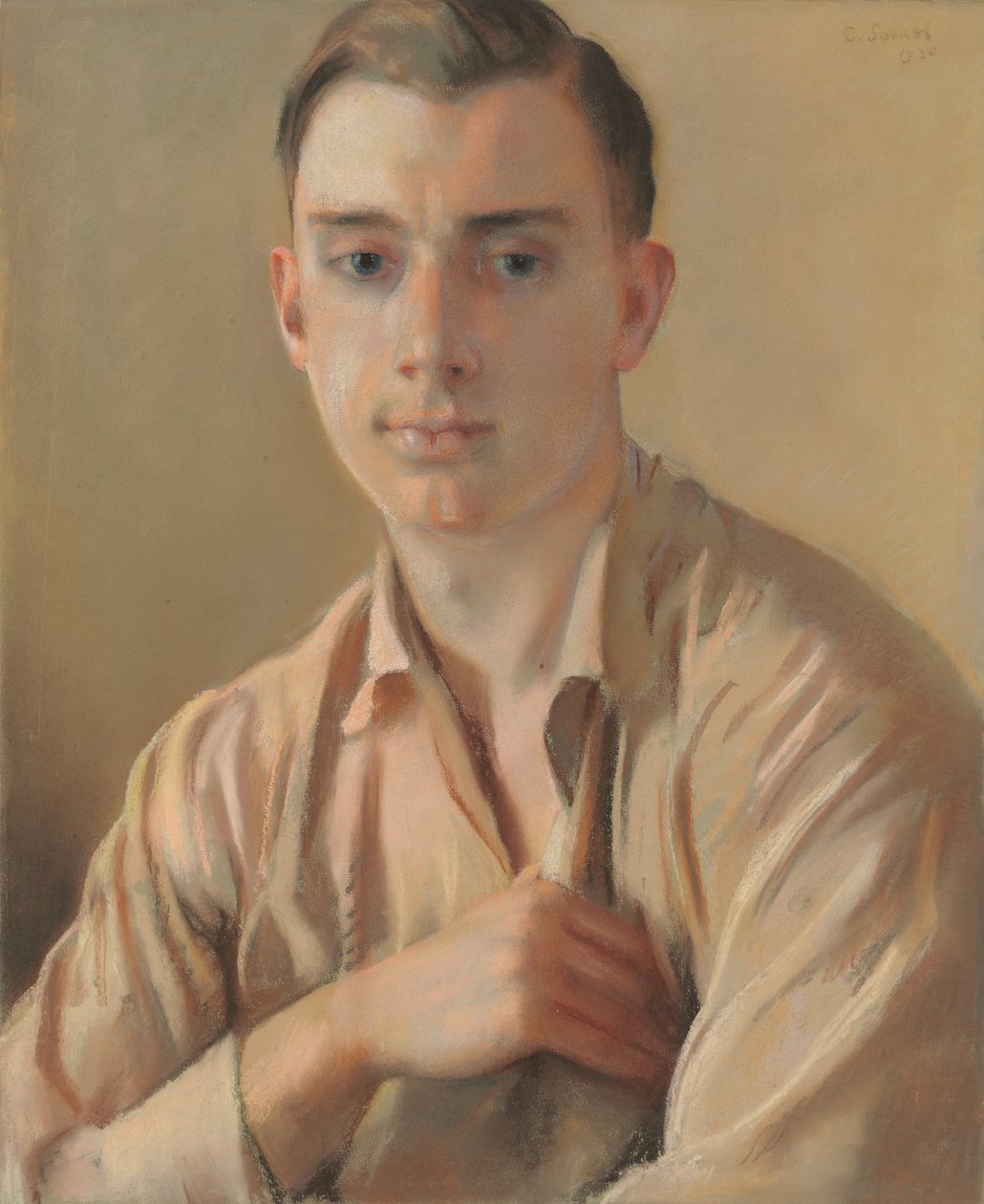 Portrait of Boris Snejkovsky by Konstantin Andreevic Somov