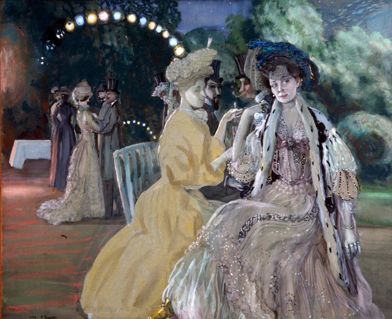 Courtesans by Konstantin Andreyevich Somov