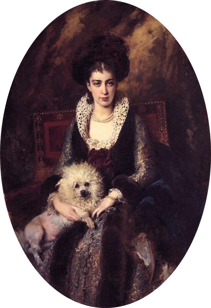 Maria Alekseevna Makovskaya by Konstantin Makovsky