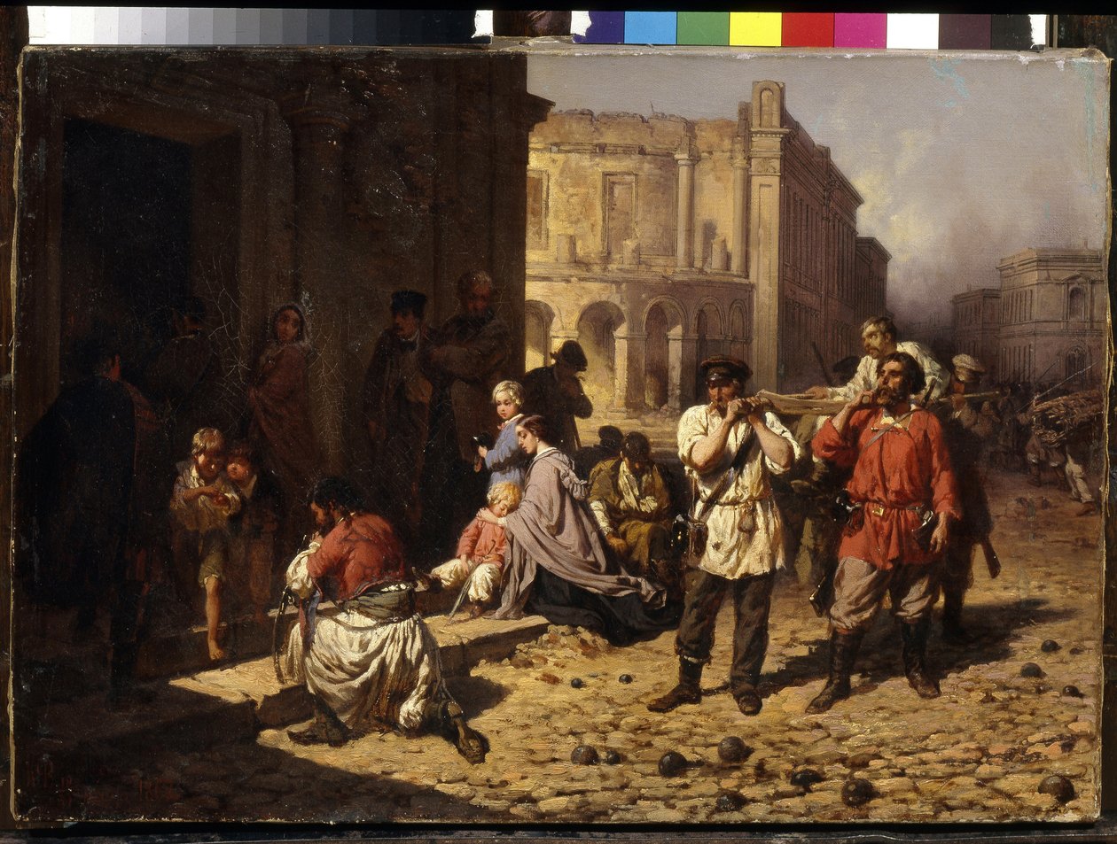 The Siege of Sevastopol in 1854 by Konstantin Nikolaevich Filippov