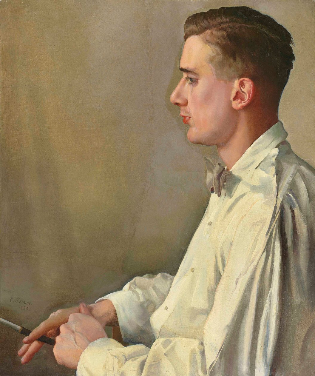 Portrait of B. Snezhkovsky by Konstantin Somov