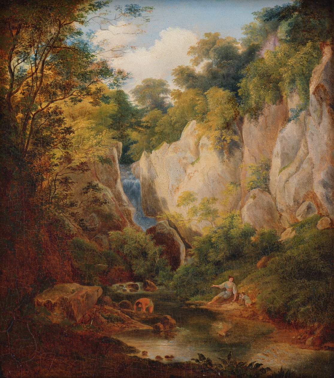 Landscape with Gorge by Károly Markó d. Ä.