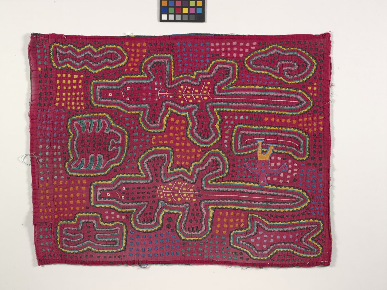 Shirt Panel (Mola) by Kuna Indian Culture