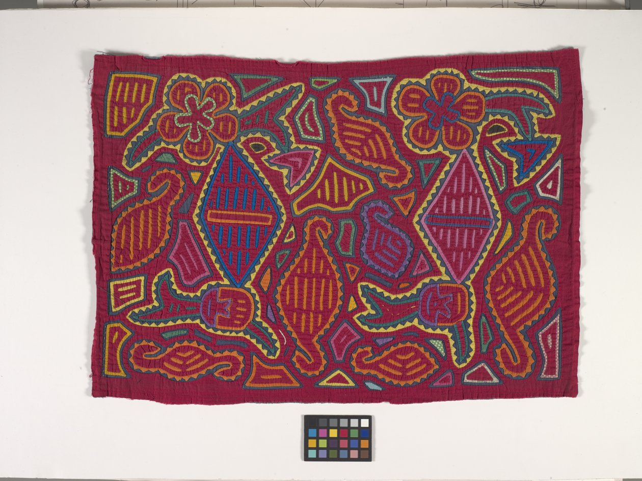 Shirt Panel (Mola) by Kuna Indian Culture
