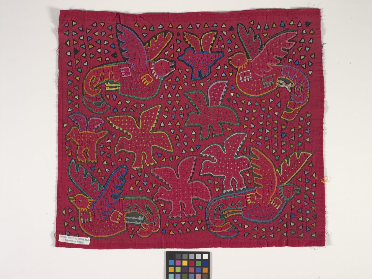 Shirt Panel (Mola) by Kuna Indian Culture