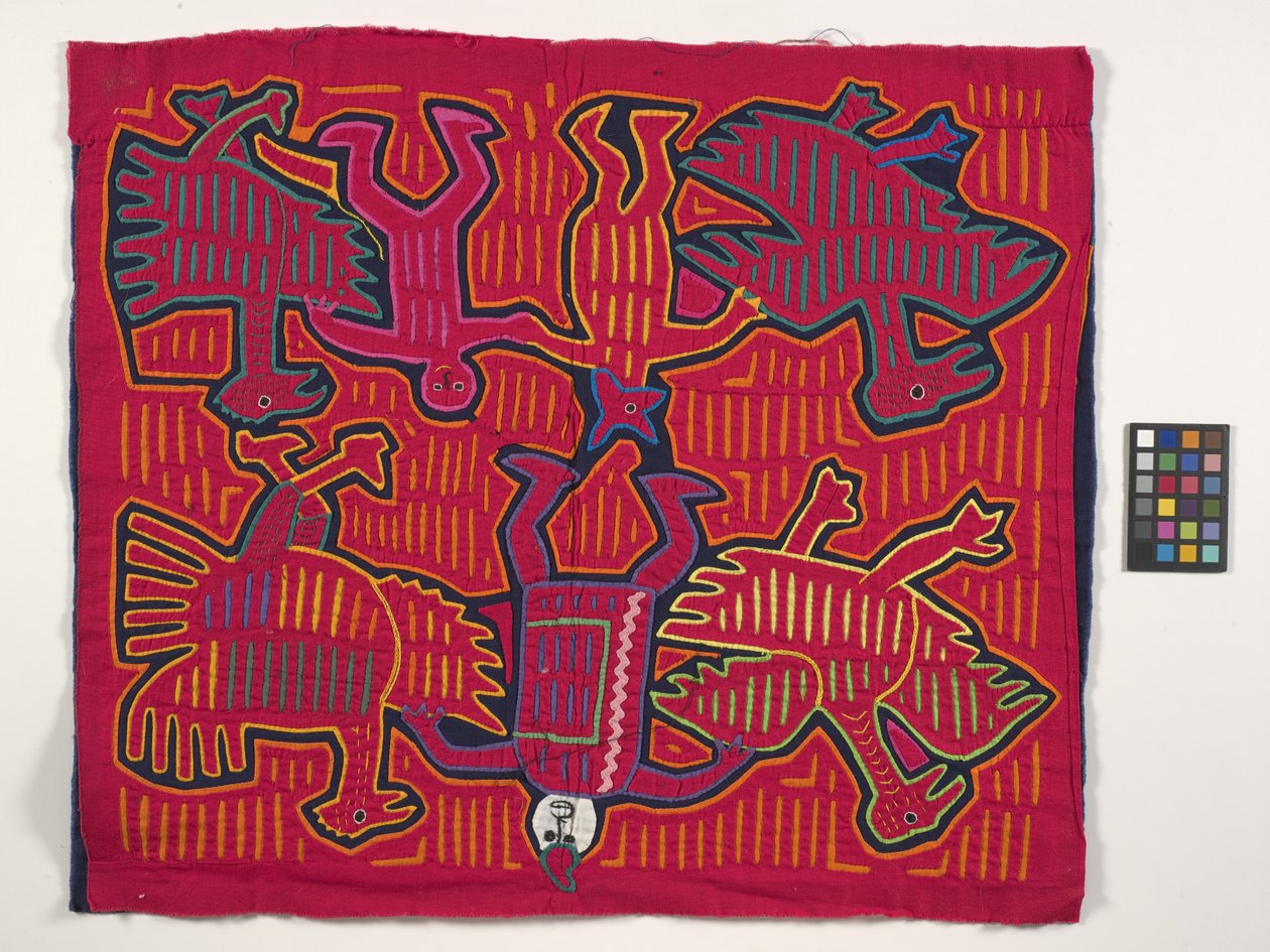 Shirt Panel (Mola) by Kuna Indian Culture