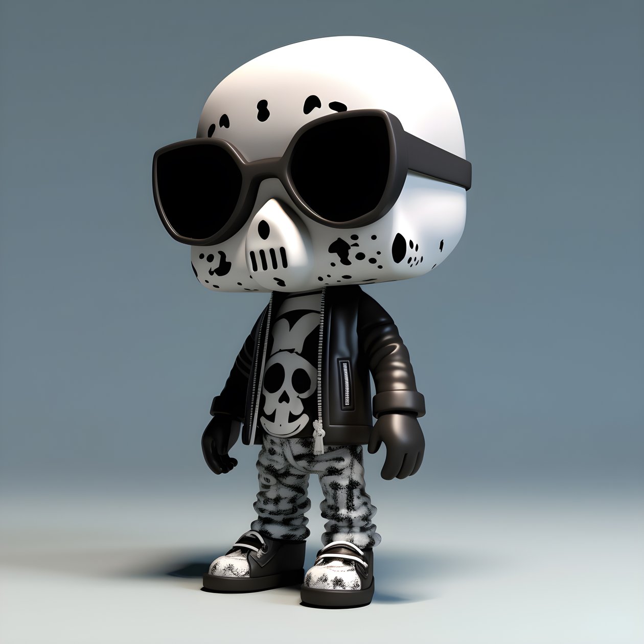 Chibi Tiny Skeleton 3 by Kurt Heppke