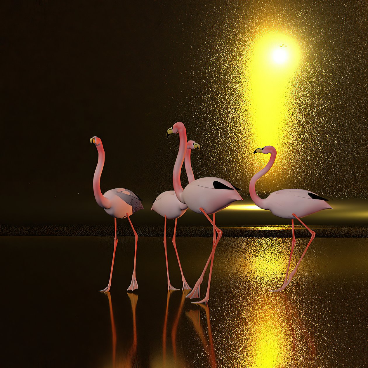 Standing Around on the Plain at Night by Kurt Heppke