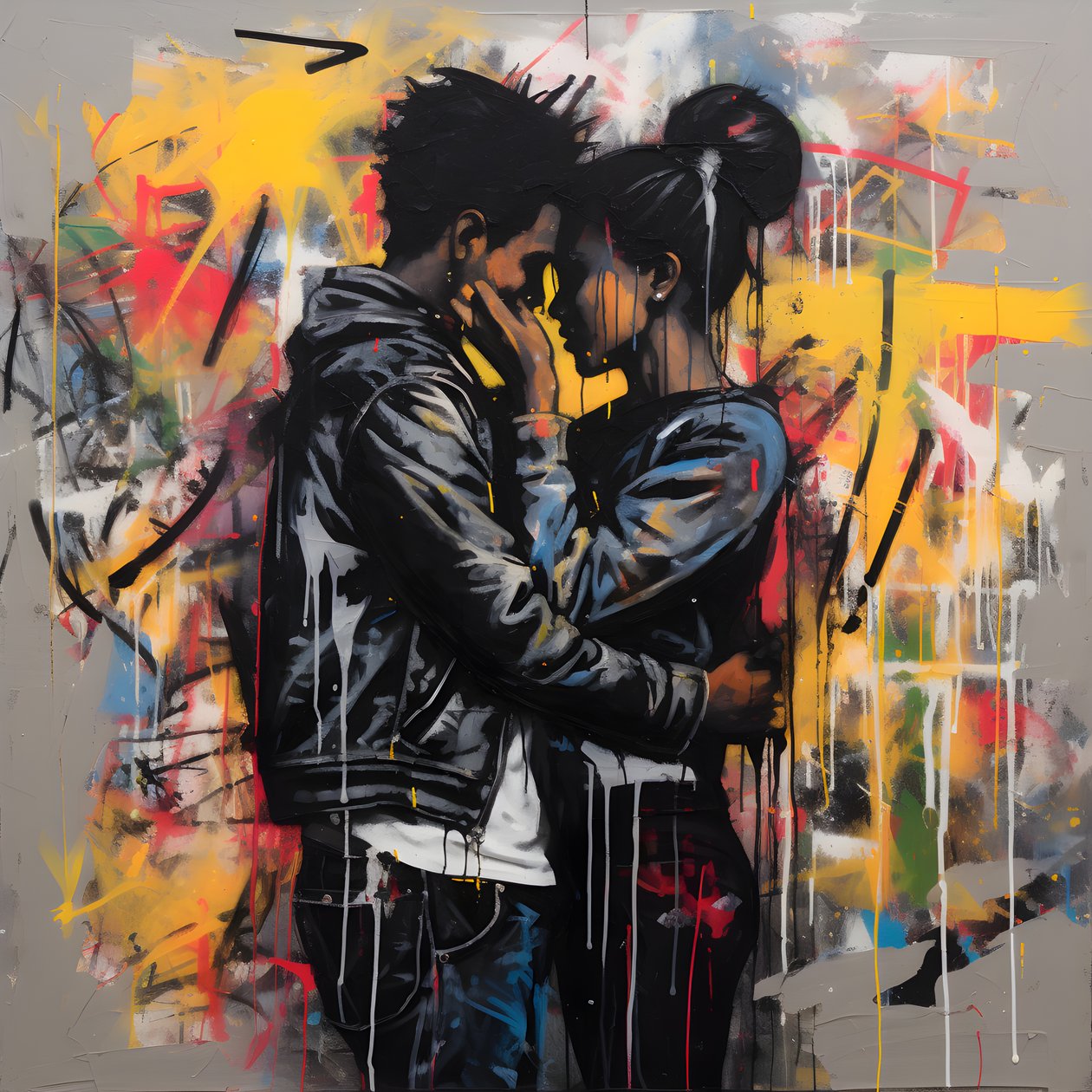 Man and Woman Embracing 3 by Kurt Heppke