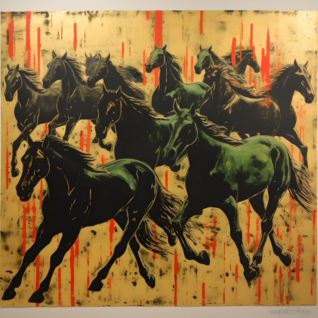 One Hundred Horses 1 by Kurt Heppke