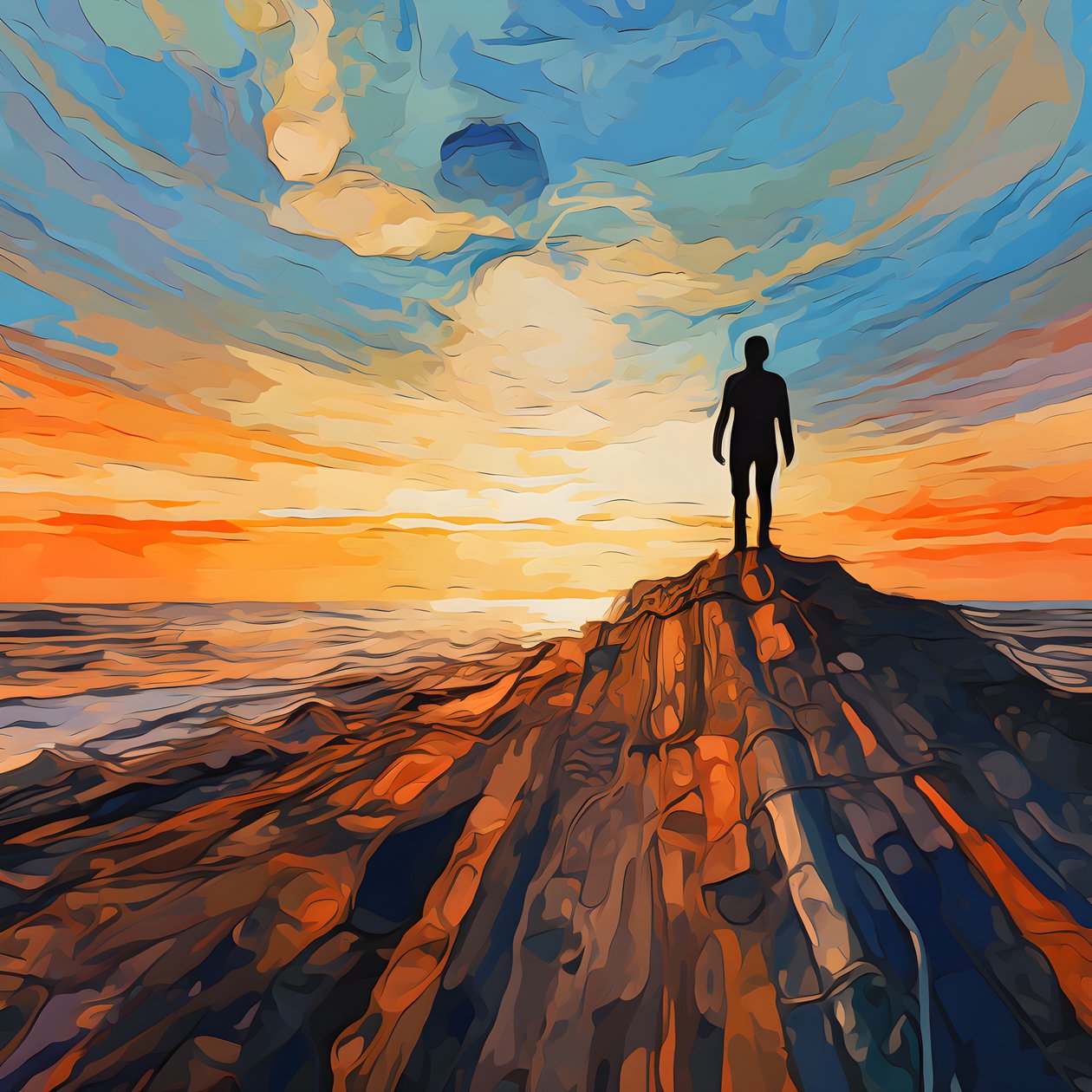 Stick Figure 4 by Kurt Heppke