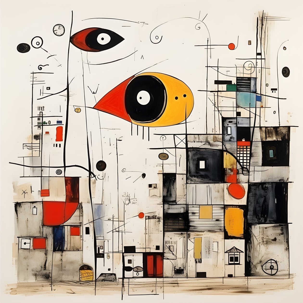 Surreal Illustrations by Joan Miró 3 by Kurt Heppke