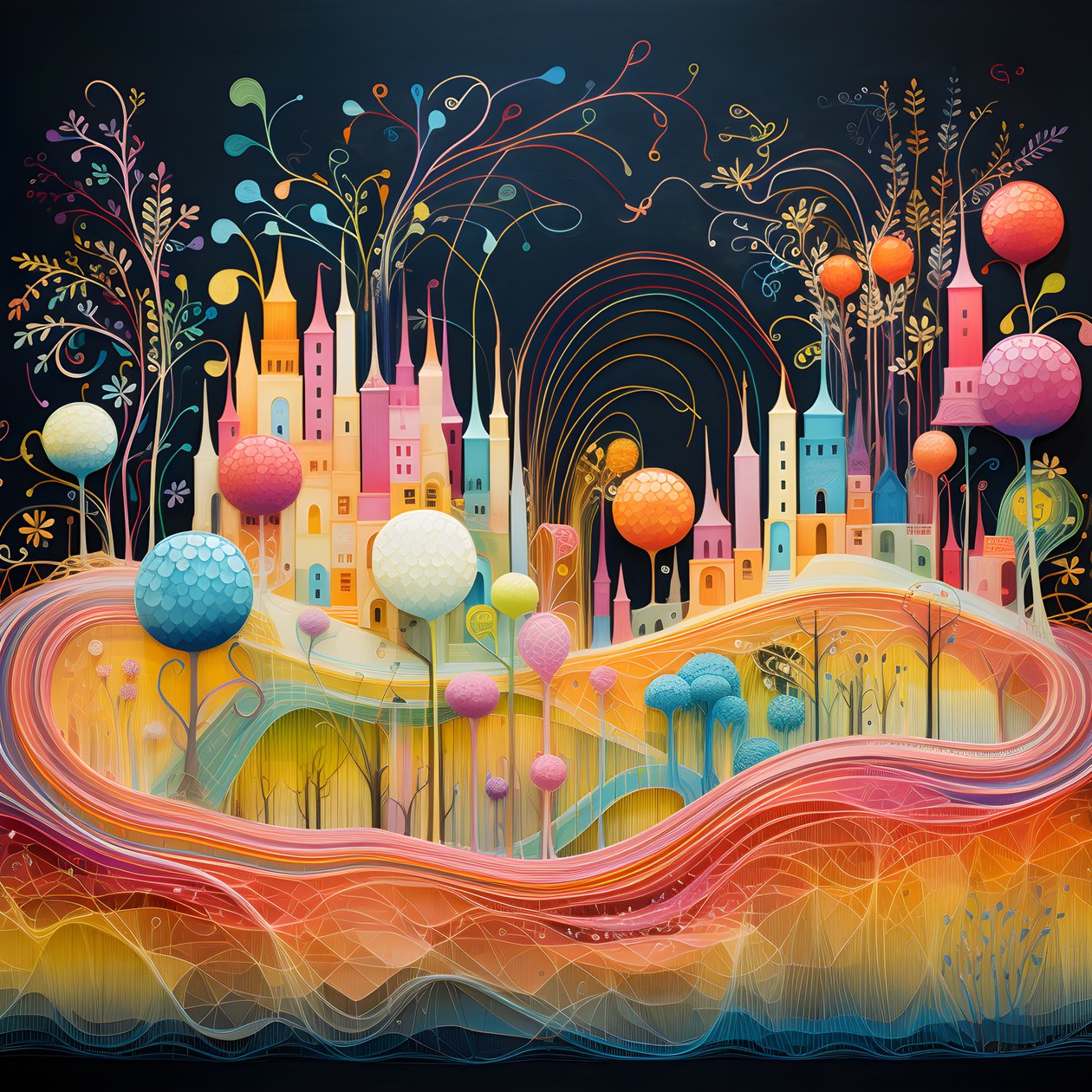 Colorful Gardens 3 by Kurt Heppke