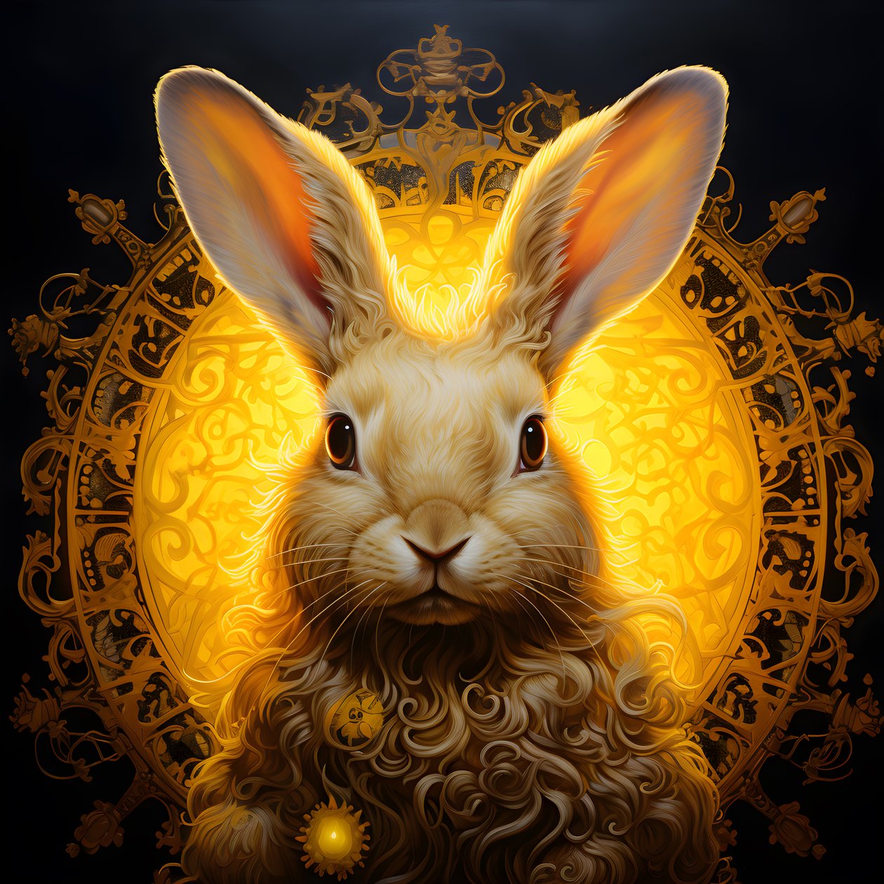 A Yellow Hare 4 by Kurt Heppke
