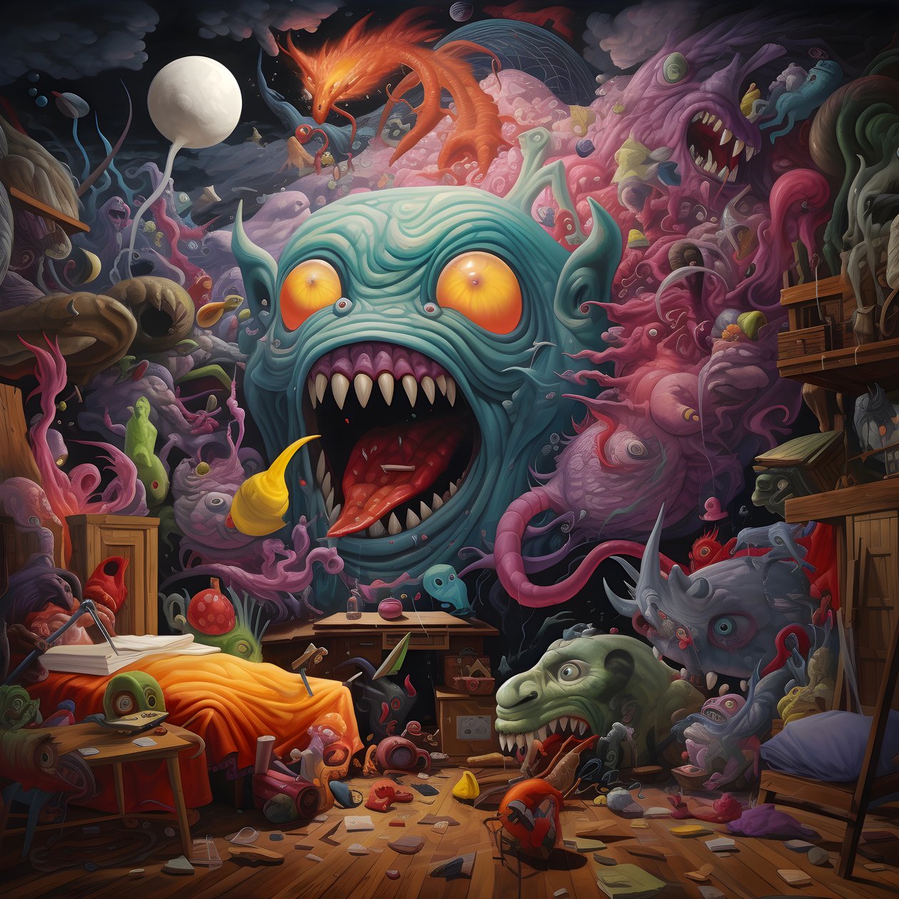 A Lot of Godzilla in the House 3 by Kurt Heppke