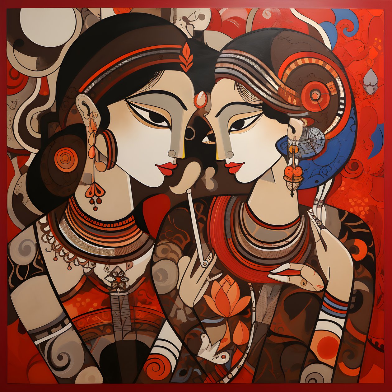 Krishna & Rupa 1 by Kurt Heppke