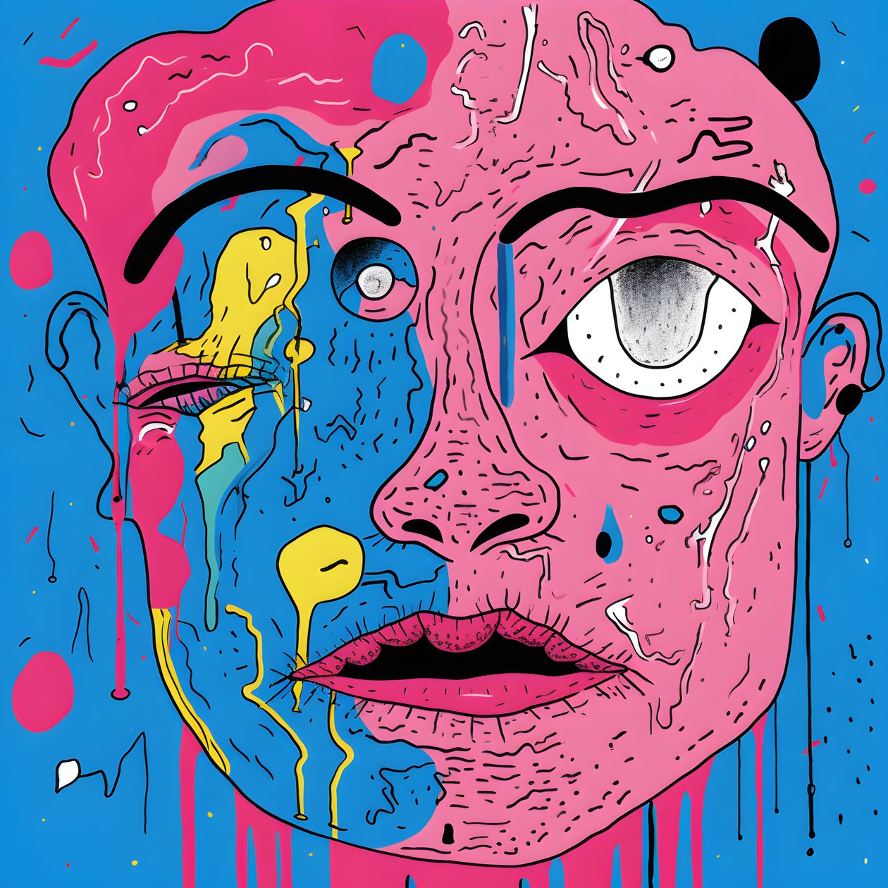 Pink Face 2 by Kurt Heppke