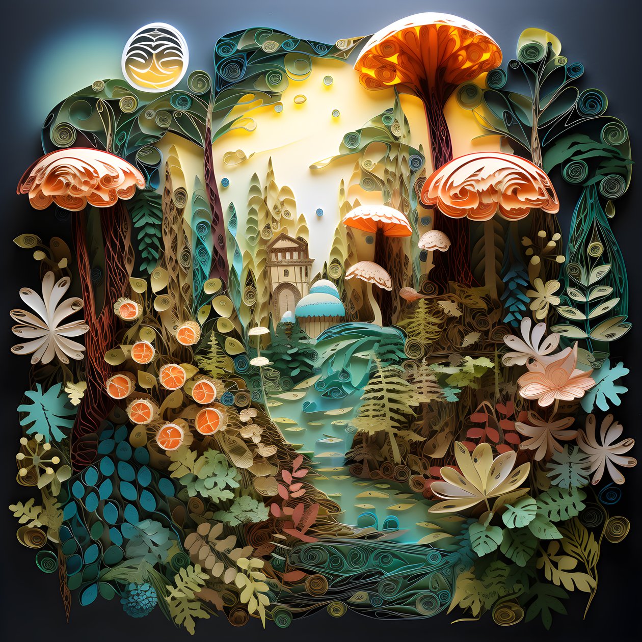 Whimsical Forest Hideaway 4 by Kurt Heppke